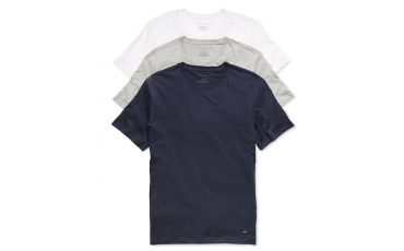 Tommy Hilfiger Men's Classic Crew Neck UndershirtsBWG